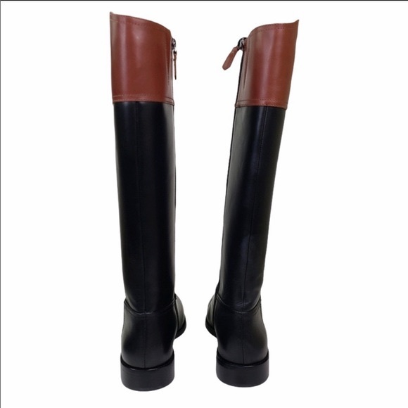 Antonio Melani Tall Genuine Leather Riding Equestrian Boots Size 5.5 - Picture 6 of 11